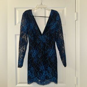 Black & Blue H:ours Lace Dress!